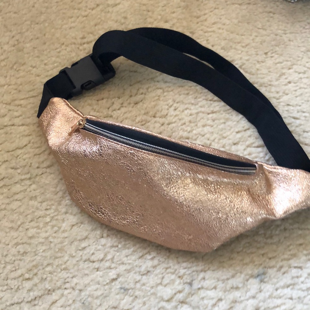 Gold Fanny pack